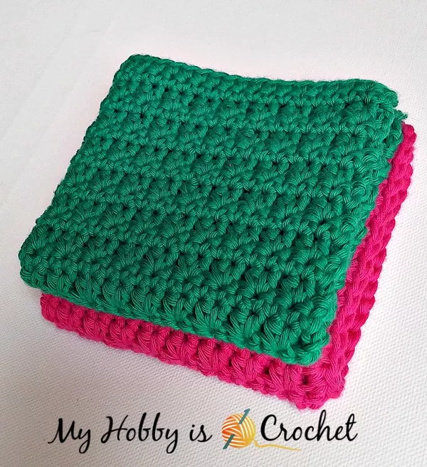 Easy Crochet Dishcloth