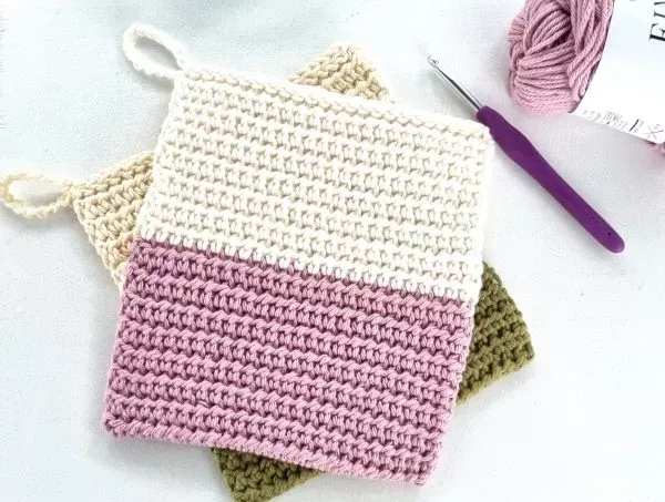 Thermal Stitch Crochet Potholder