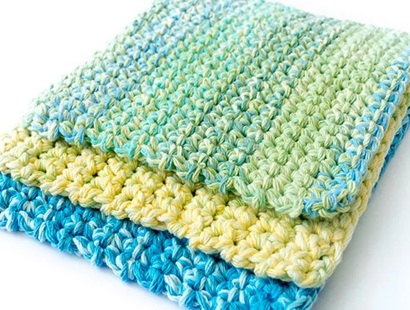 Thick Crochet Dishcloths
