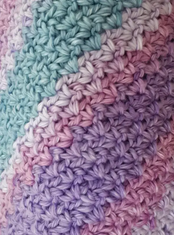 Corner To Corner Crochet Wattle Stitch