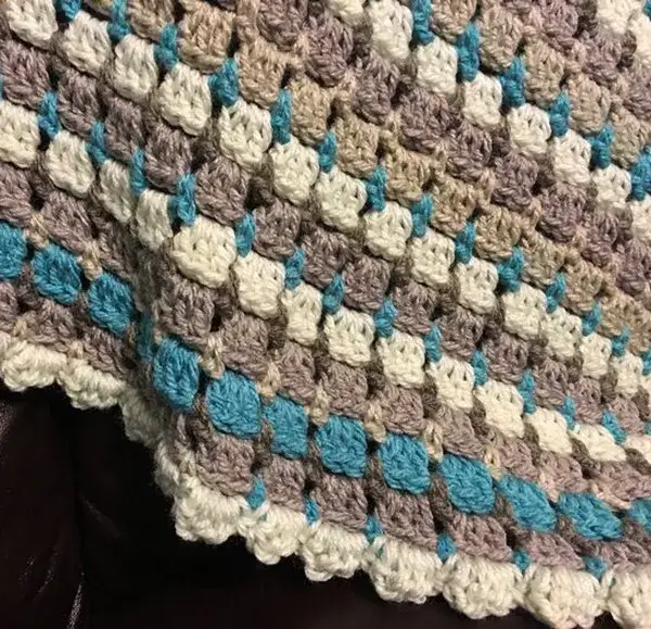 Brick Stitch Country Vibes Crochet Afghan