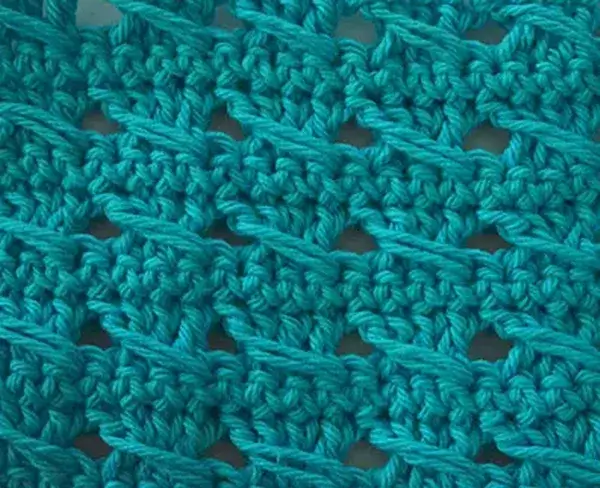 Cable Stitch Afghan Block