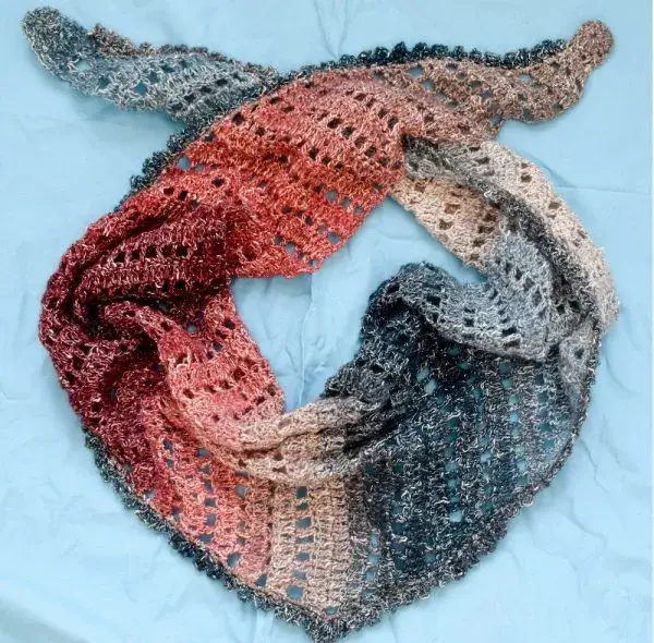Fire and Ice Shawl