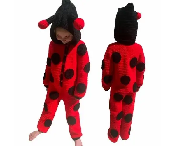 Ladybug Kids Onesie Pyjamas