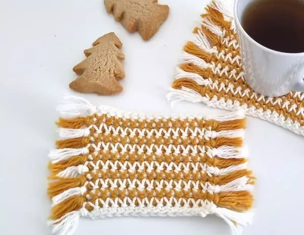 Tea Spa Crochet Mug Rug