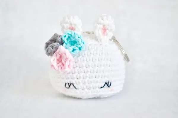 Bea The Bunny Keychain Crochet Pattern