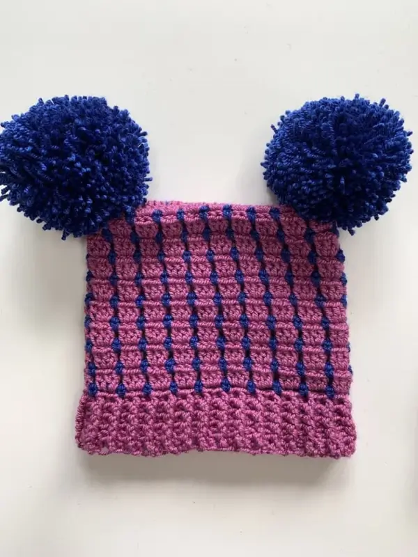 Easy Square Crochet Hat