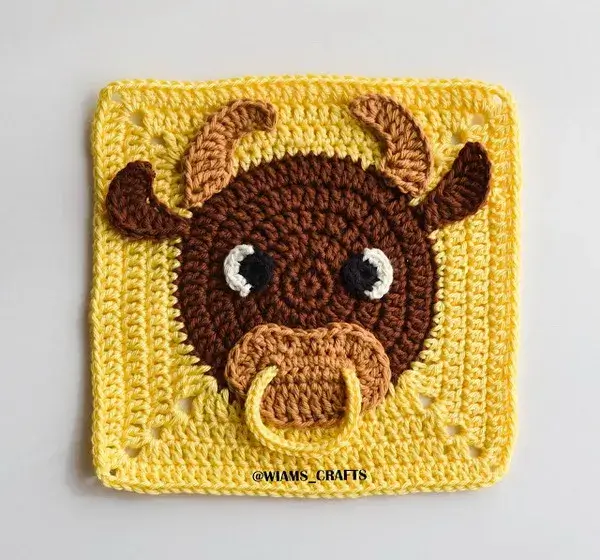 Year Of The Ox Granny Square
