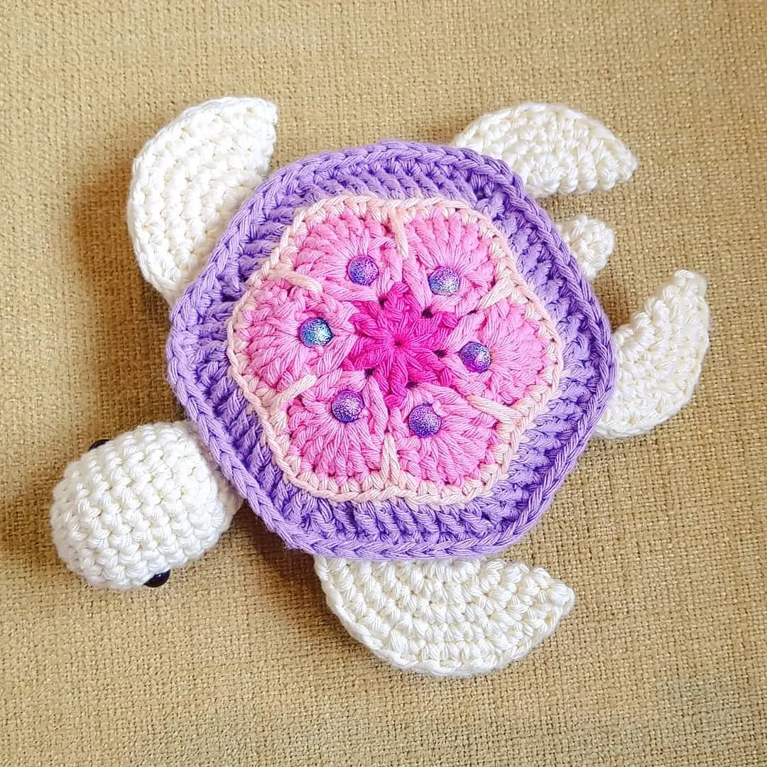 Sea Turtle flower crochet » Weave Crochet