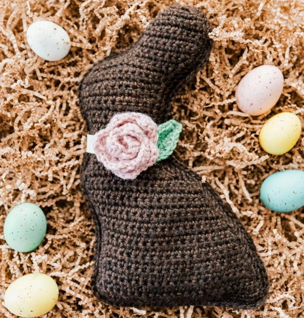 Crochet Chocolate Bunny