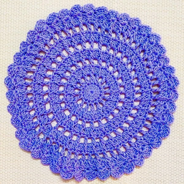 Crochet Sleek Doily How To Crochet Round Doily
