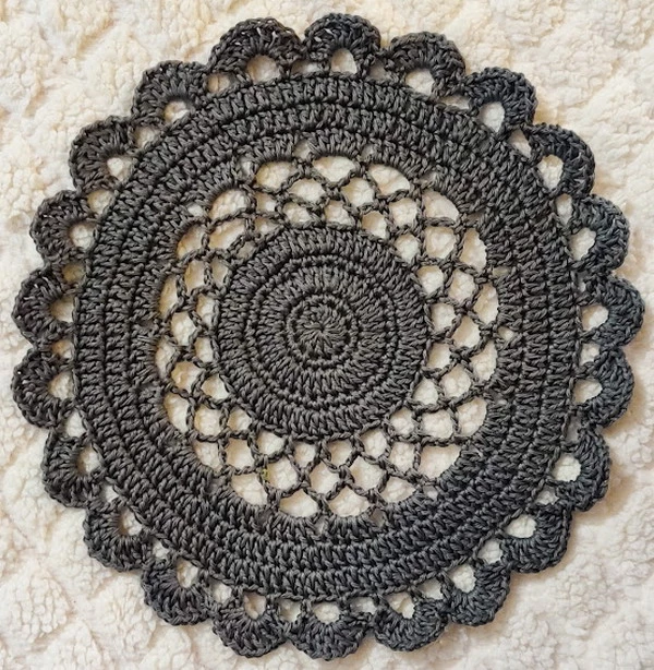Lacy Crochet Doily Tablemat