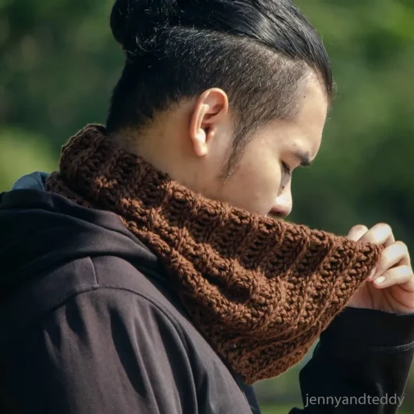 Latte Neck Warmer Men Cowl