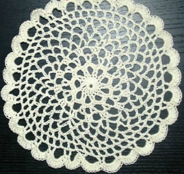 Scalloped Crochet Doilies