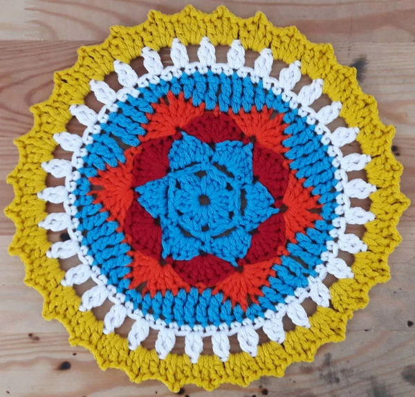 Sunny Crochet Mandala