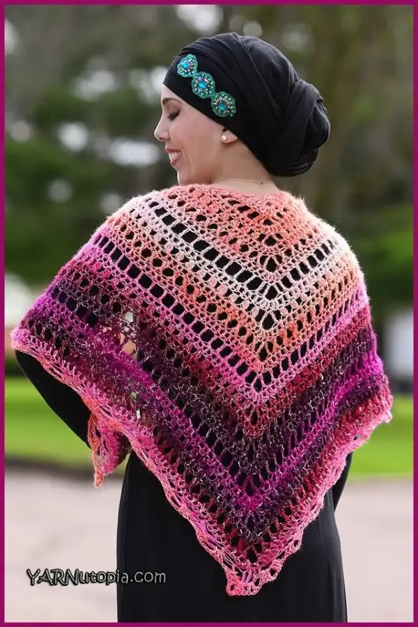 Breezy and Colorful Summer Shawl