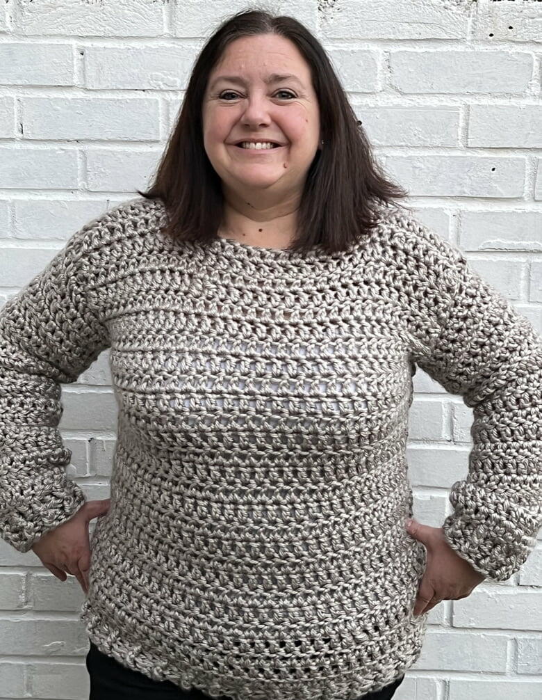 Crochet Chunky Sweater Pattern - Quick And Easy