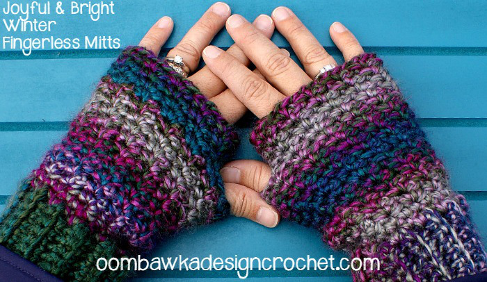 Crochet Fingerless Mittens