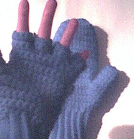 Crochet Mittens or Fingerless Gloves