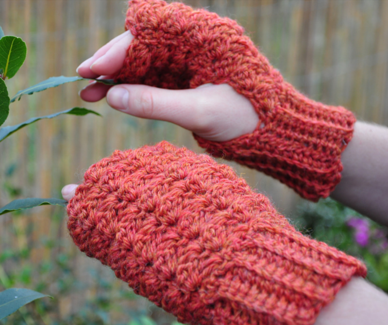 Last Minute Crochet Fingerless Gloves