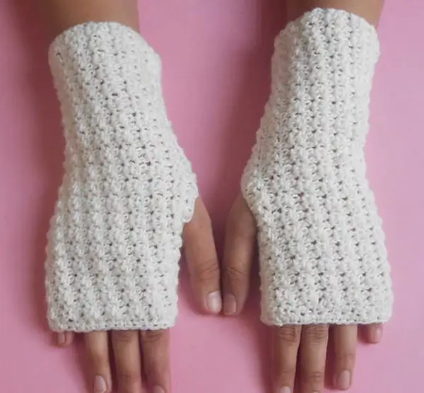 Super Fast Easy Crochet Gloves