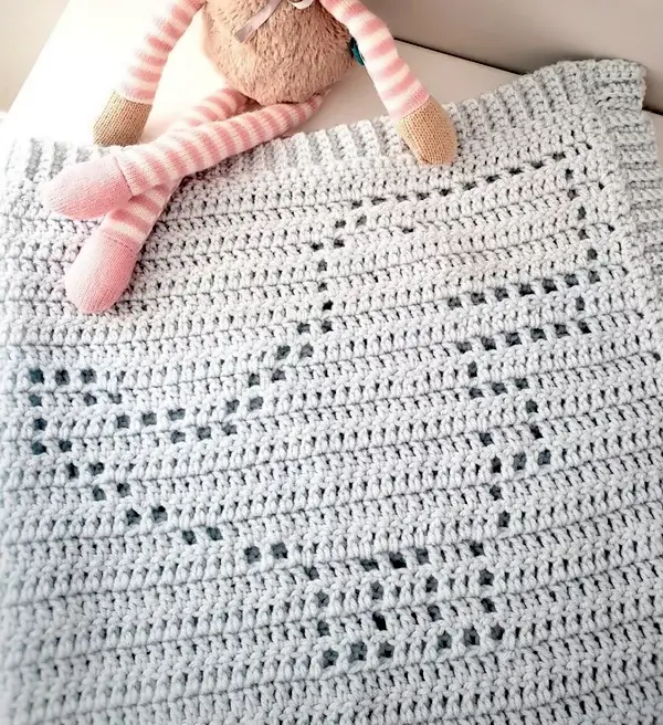 Crochet Baby T-Rex Dinosaur Blanket Pattern