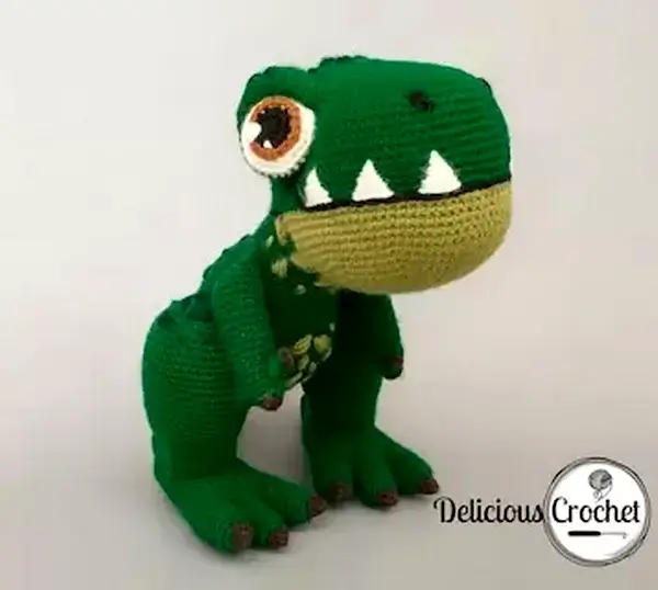 Crochet T Rex Amigurumi Pattern