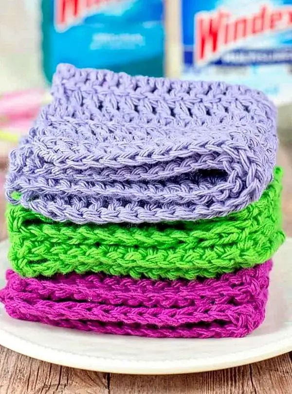Crochet Washcloth Pattern for Beginners