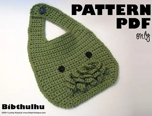 Cthulhu Bib Crochet Pattern