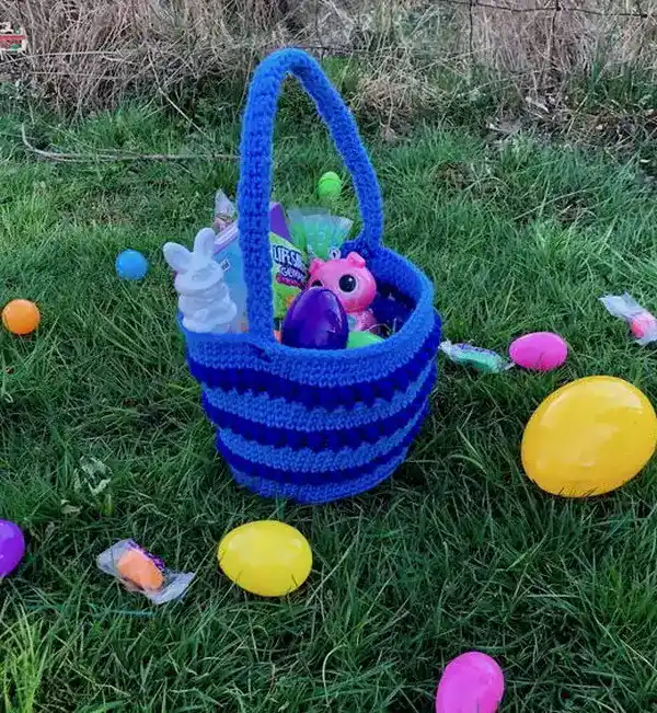 Easy Crochet Easter Basket