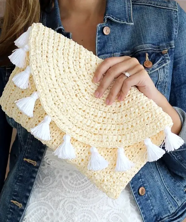 Evelyn Crochet Summer Clutch Pattern