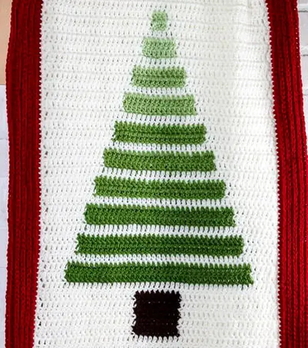 Ombre Holiday Table Runner And Placemats