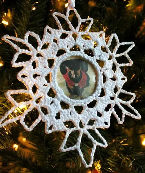 Photo Snowflake Ornament