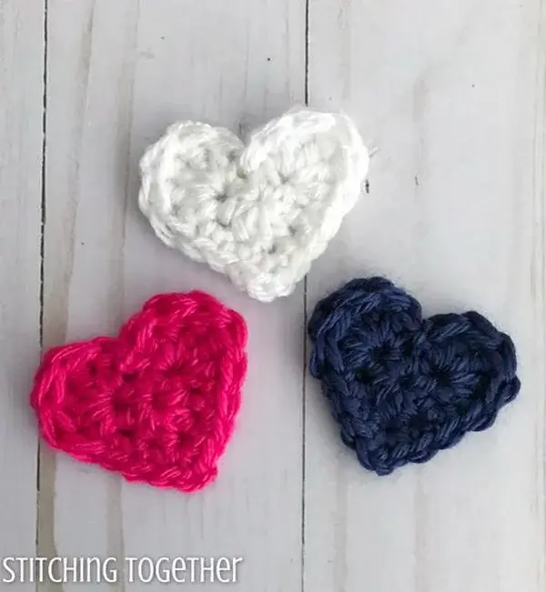Quick Crochet Hearts