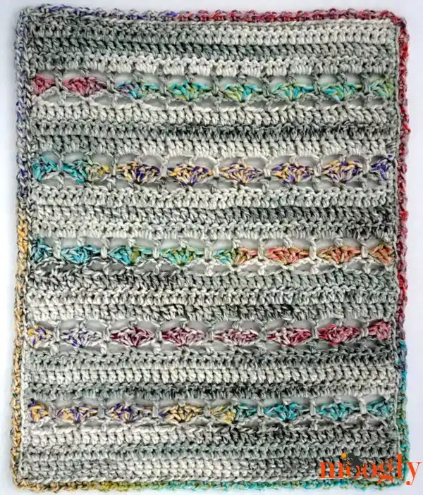 Spring Rain Free Crochet Lapghan Pattern