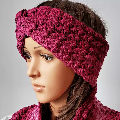 Karens Winter Headband crochet