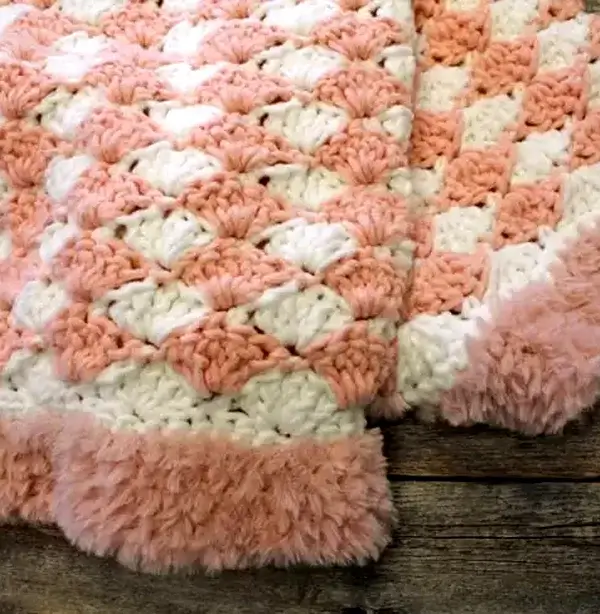 Addison Crochet Baby Girl Blanket Pattern