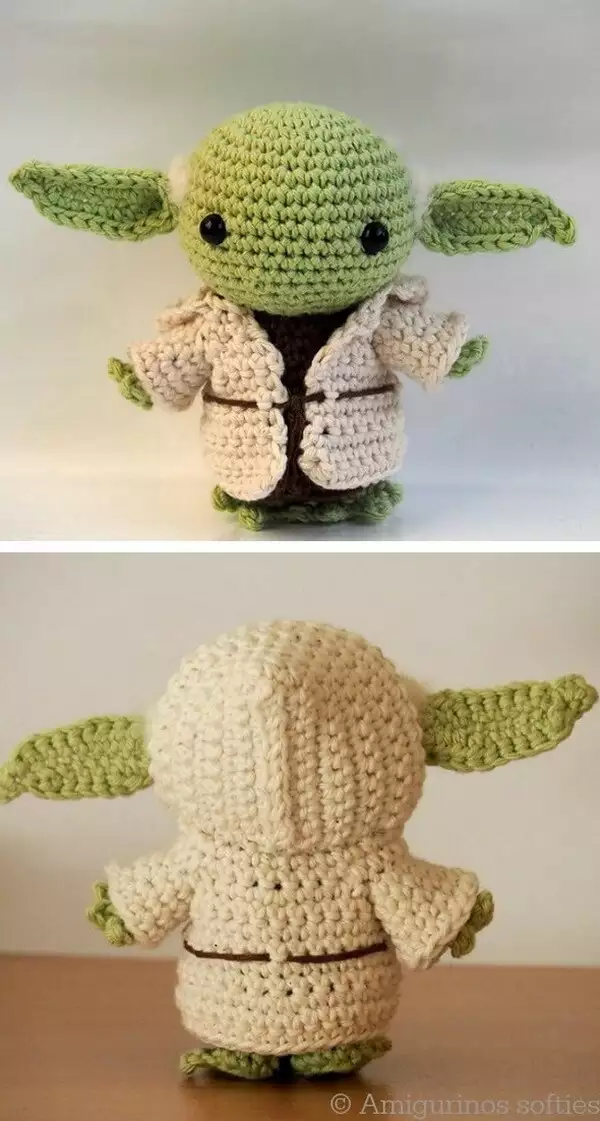 Amigurumi Yoda Free Crochet Pattern