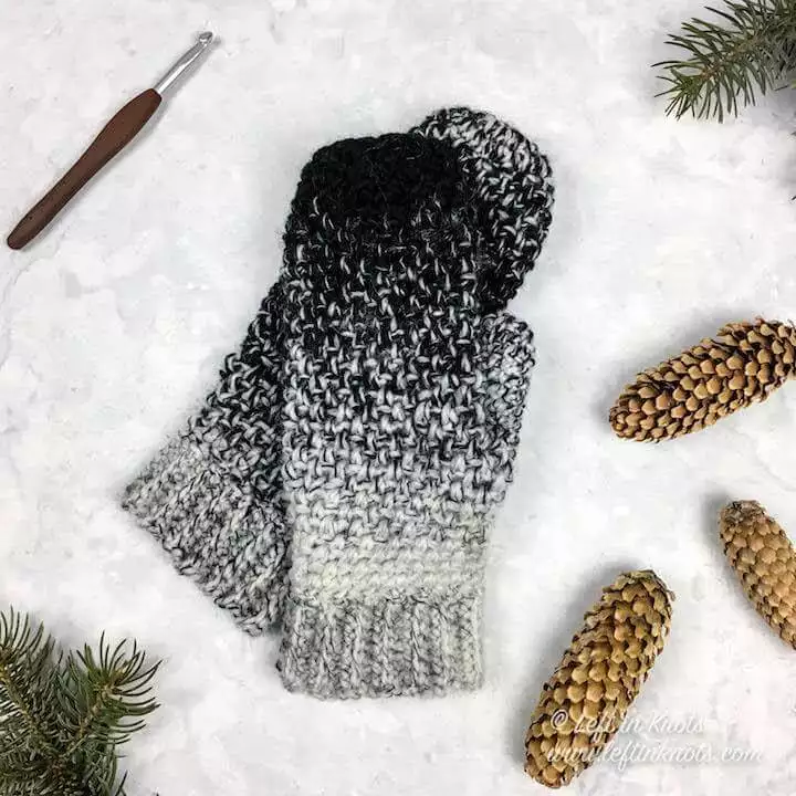 Cookies and Cream Mittens