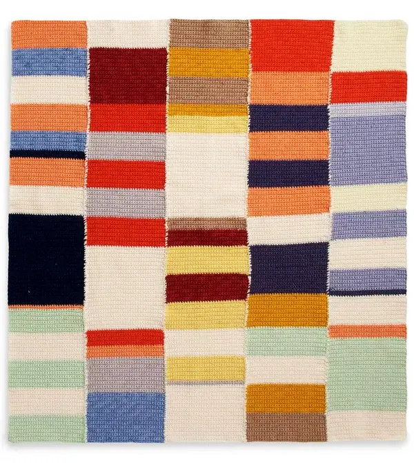 Crochet Patchwork Blanket Pattern