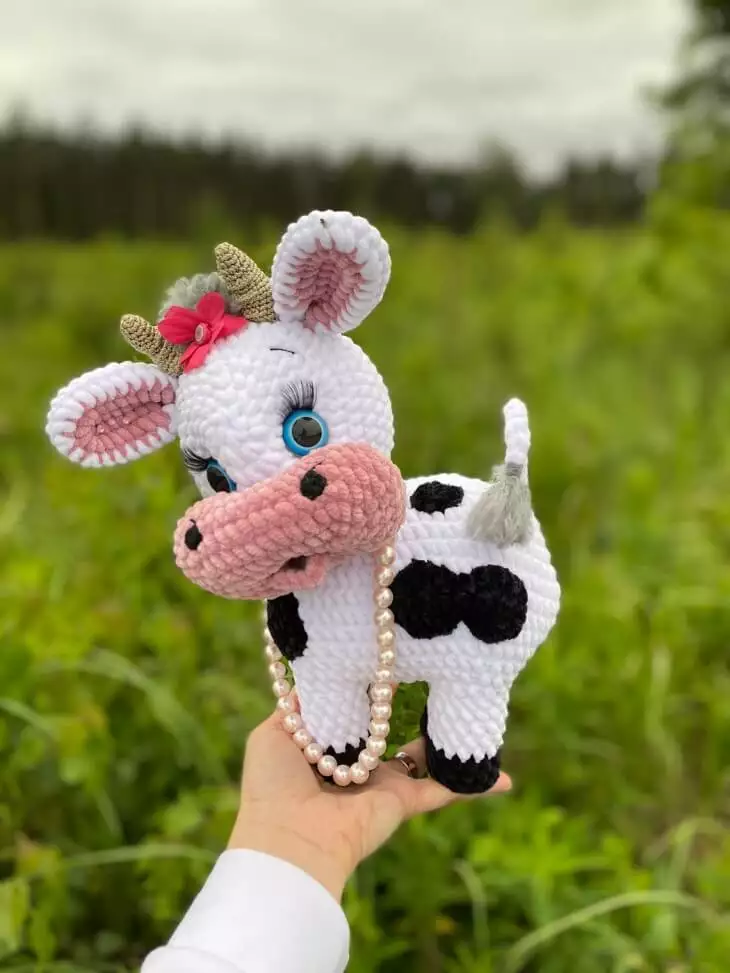 Crochet pattern Funny cow