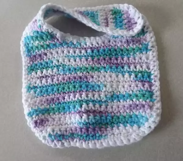 Easy Crochet Baby Bib