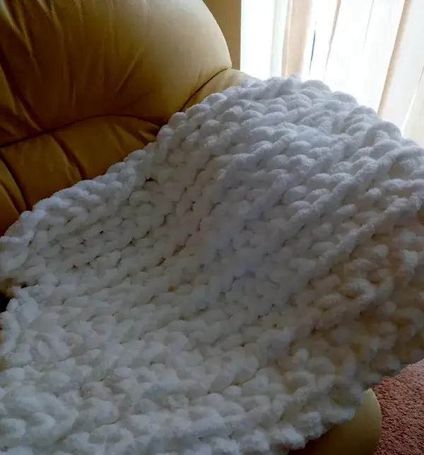 Easy Finger Crochet Blanket Pattern