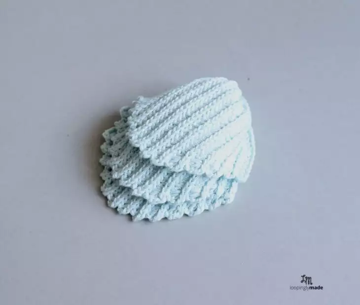 Easy Seashell Crochet Coasters Pattern