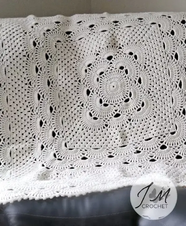 Grandma’s German Shells Blanket Crochet Pattern