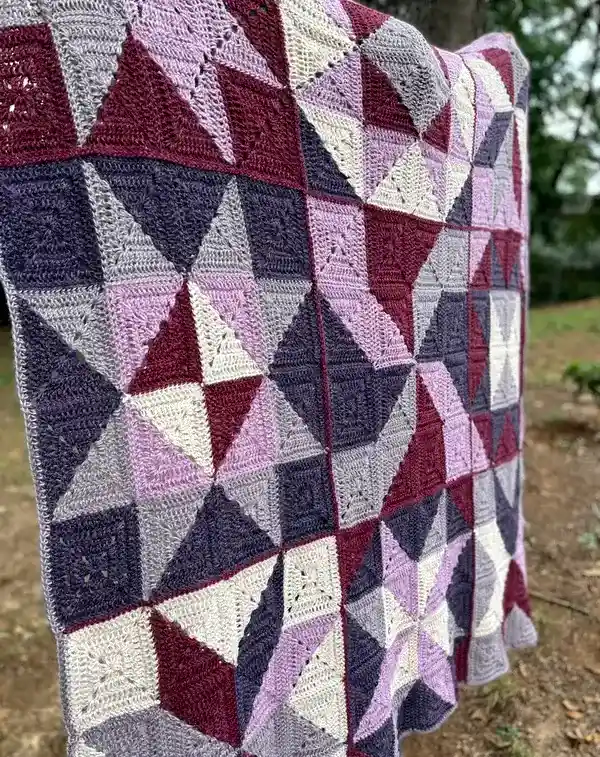 Homestyle Crochet Patchwork Blanket Pattern