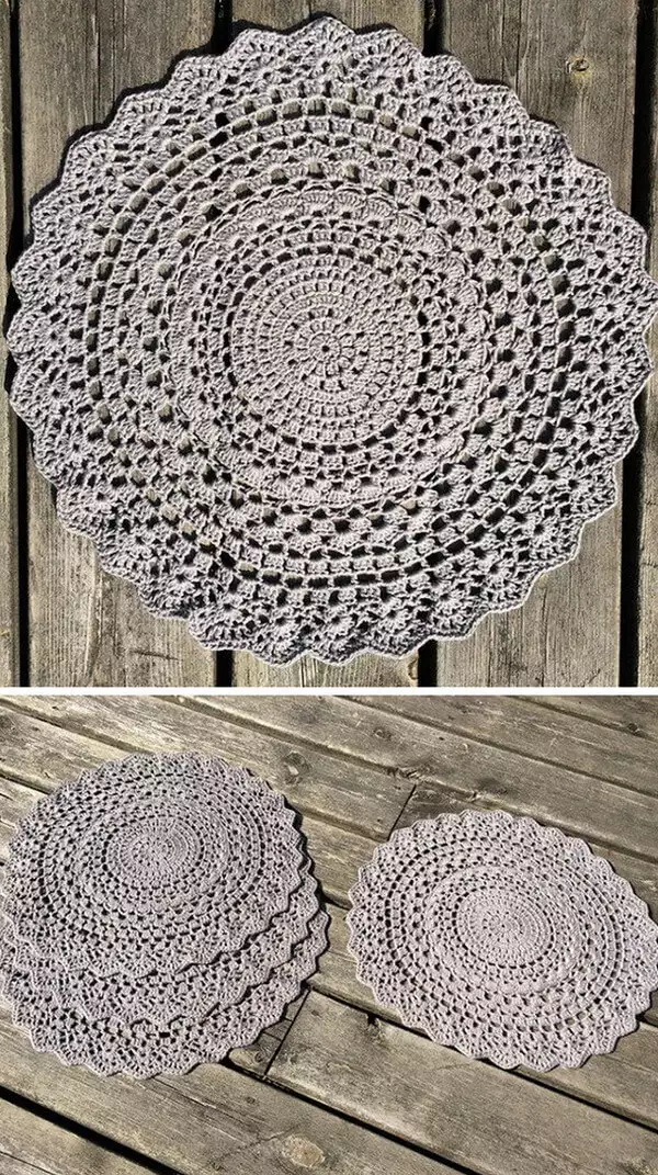 Mandala Placemat Free Crochet Pattern