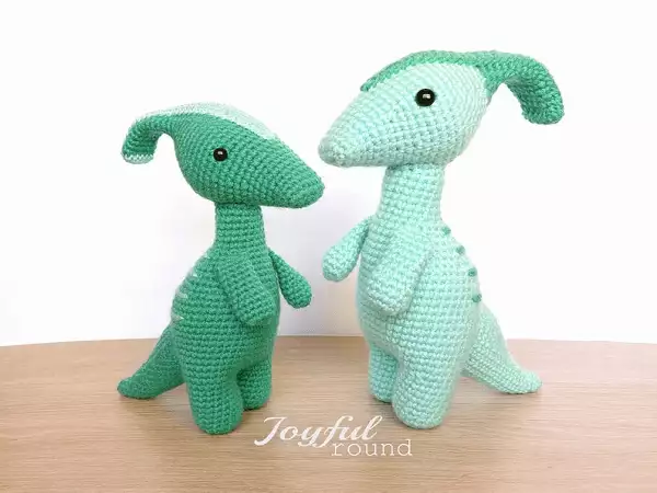 Parasaurolophus Crochet Pattern By Joyful Round