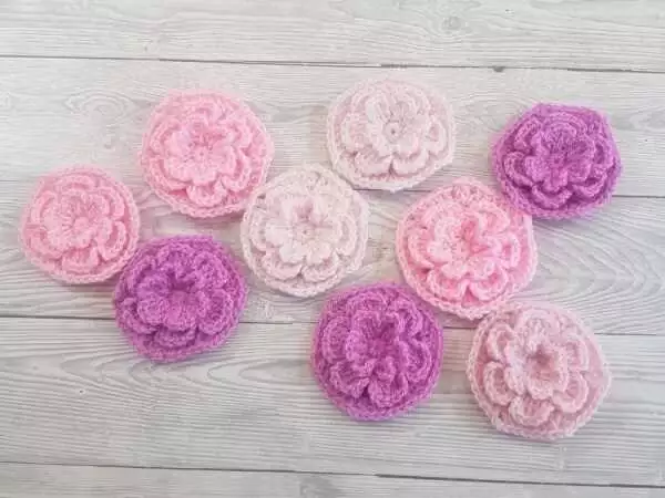 Simple Crochet Flower Hexagon Pattern