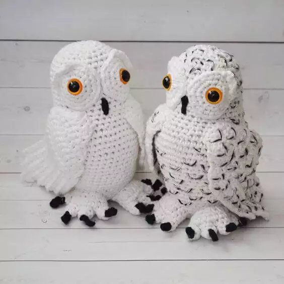 Snowy owl free crochet owl pattern